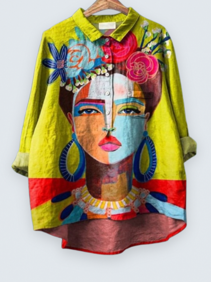 Freda Oil Painting Shirt