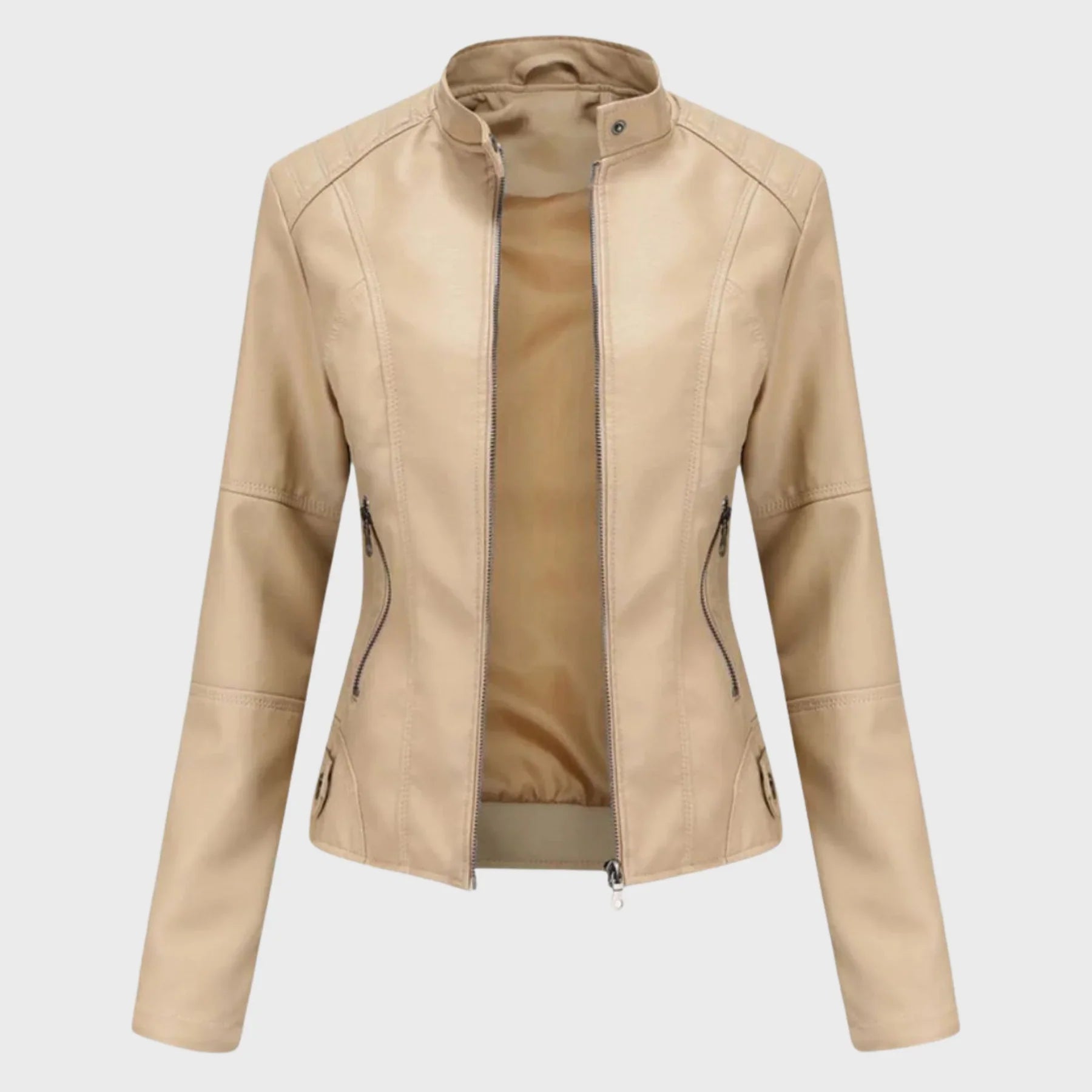 Romina | Casual Leather Jacket