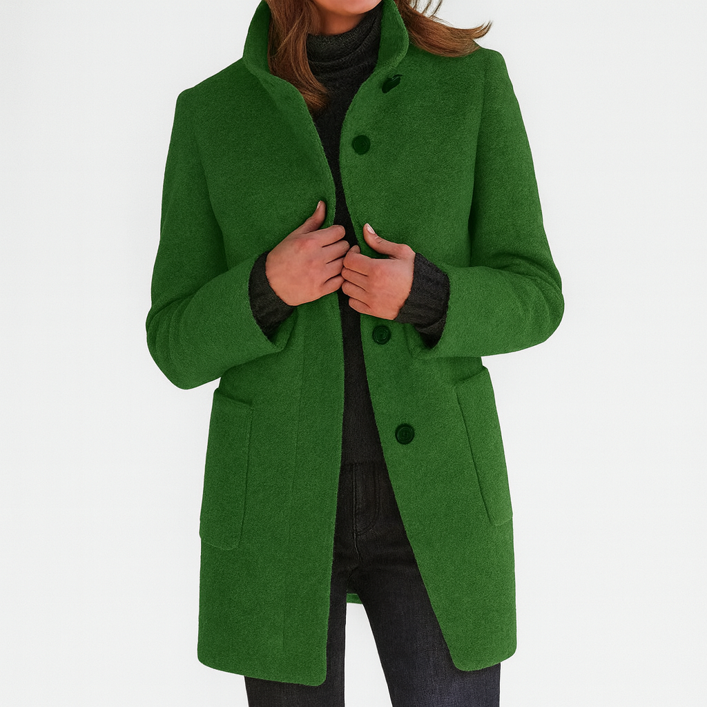 Stella | Women's Coat with High Collar