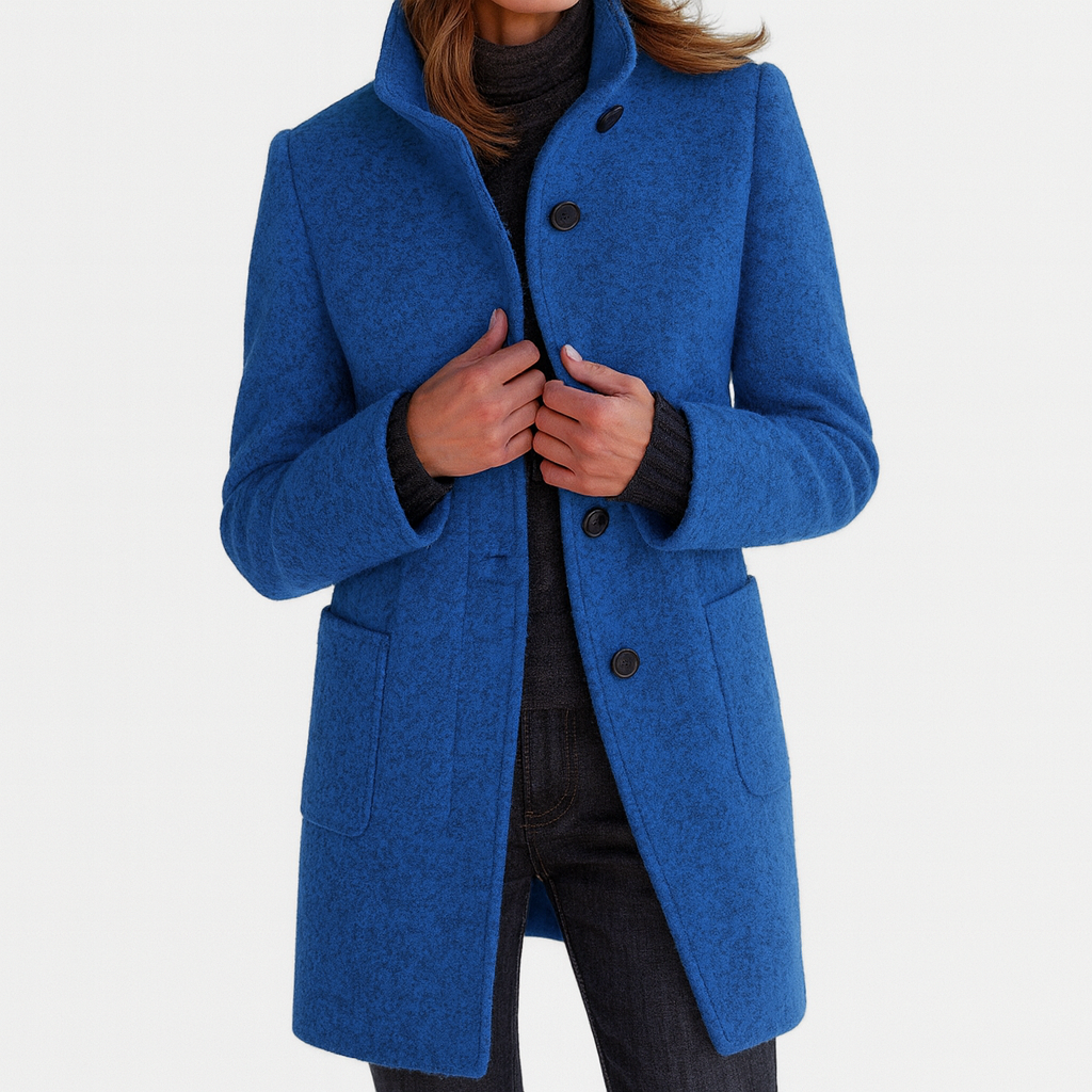Stella | Women's Coat with High Collar