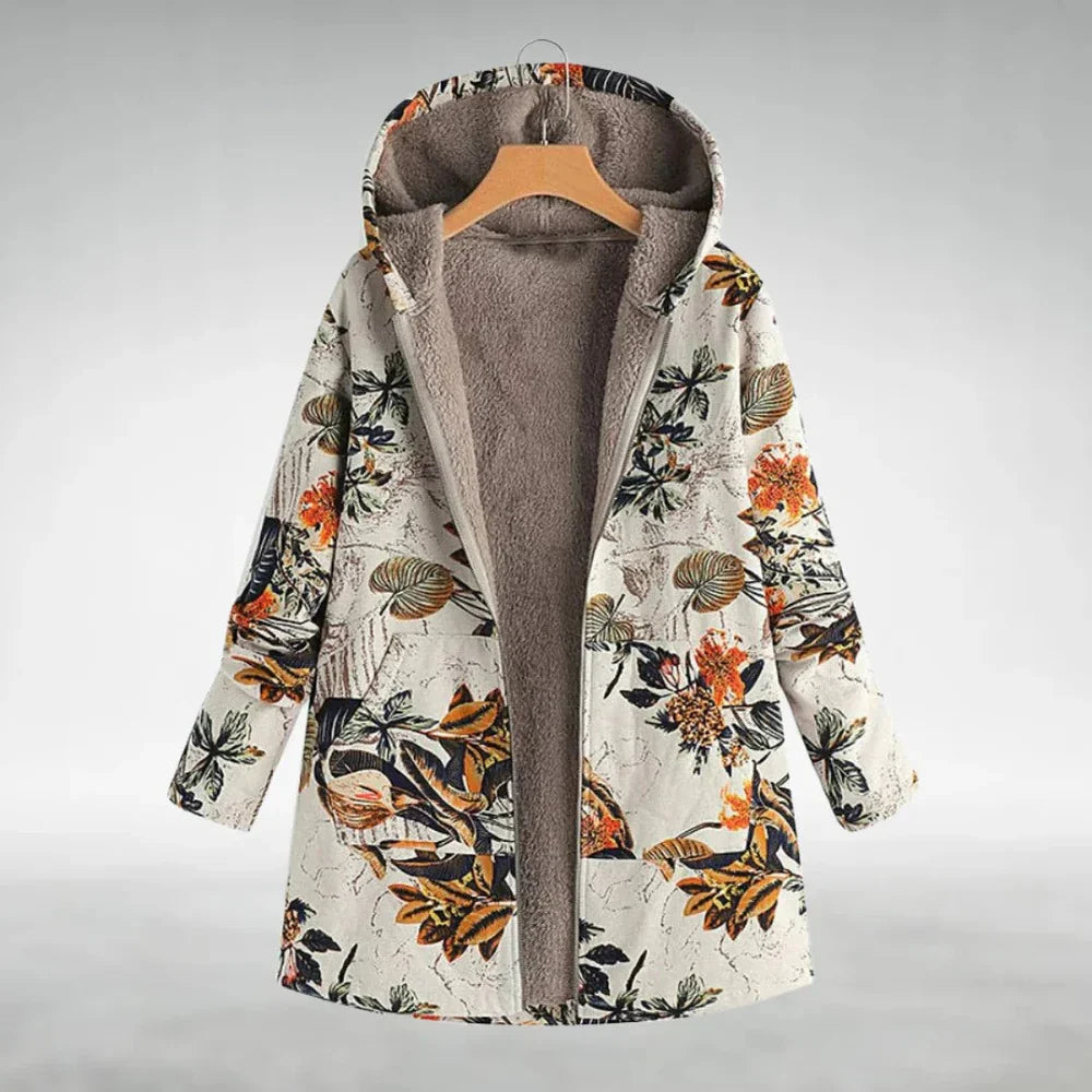 Sofia | Stylish Floral Fleece Jacket