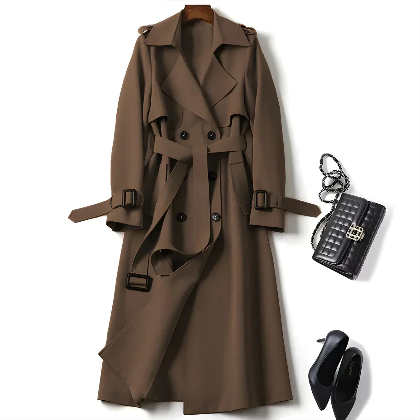 Vespara | Elegant Trench Coat with Timeless Style