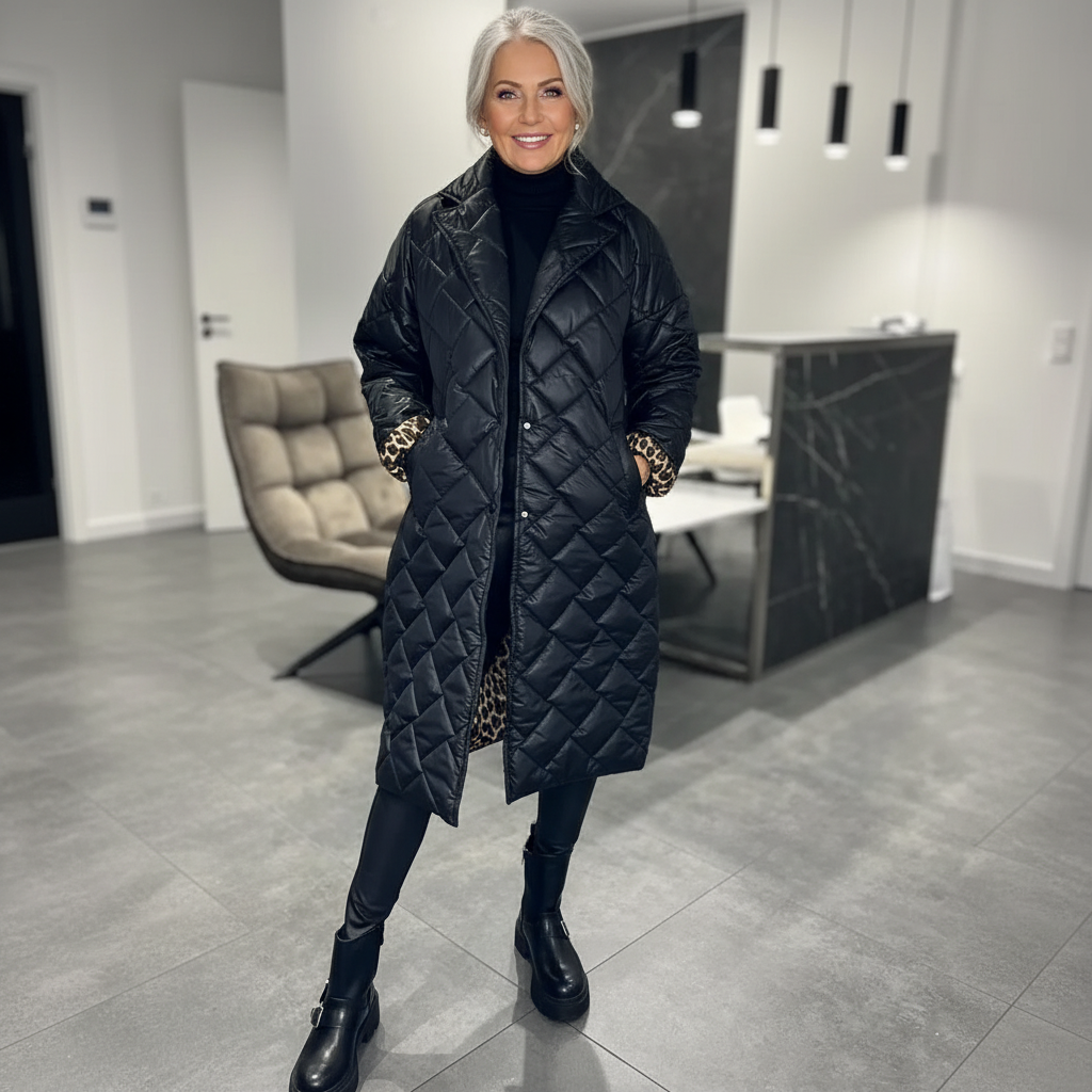 Kensington Luxeâ„¢ | Timeless Reversible Quilted Coat