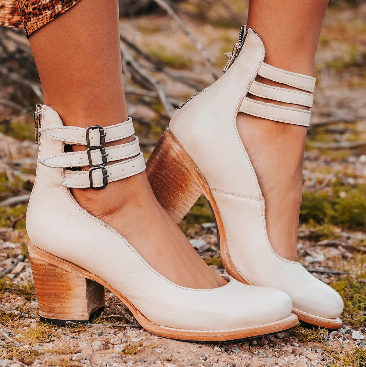 Ever  |  Women’s Round Toe Chunky Heels