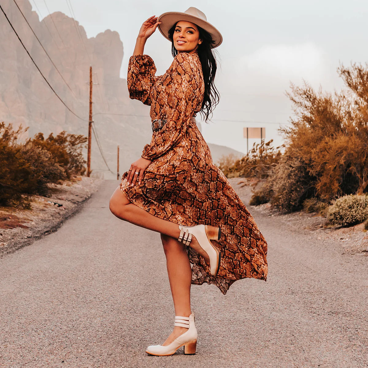 Ever  |  Women’s Round Toe Chunky Heels