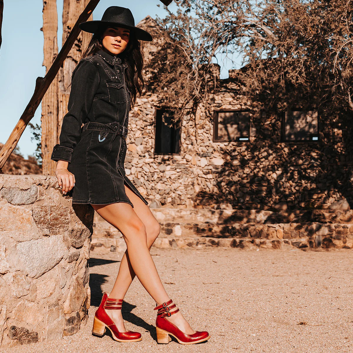 Ever  |  Women’s Round Toe Chunky Heels