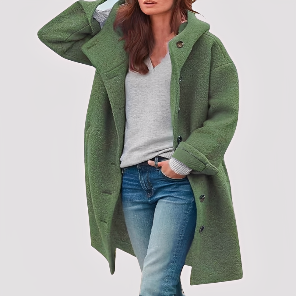 Bambi | Comfortable Mid-Length Coat for Everyday Wear