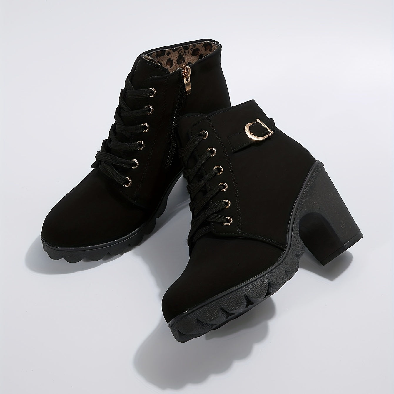 Yael | Luxe Lace-Up Pumps Boots