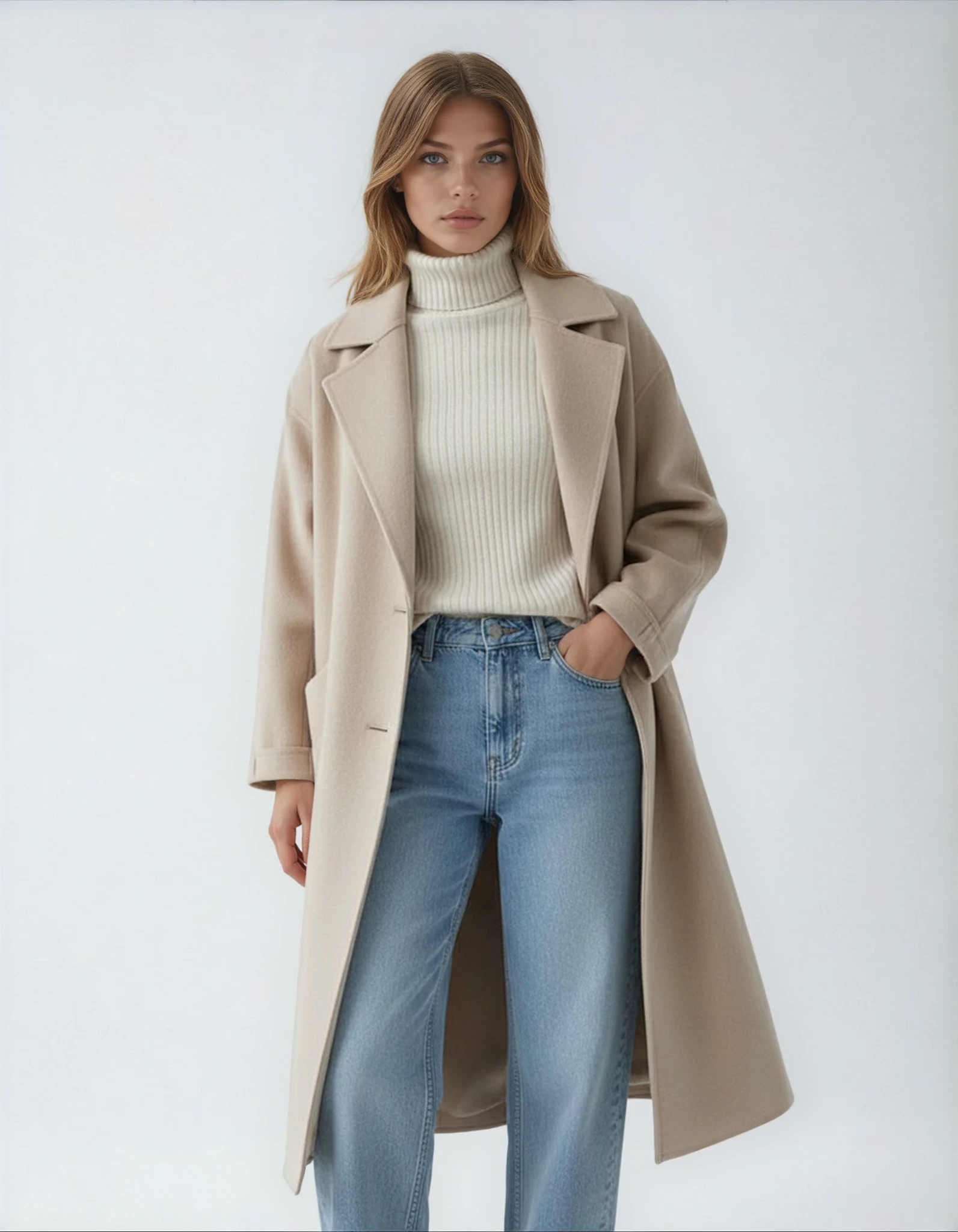 Sophie | Elegant Wool Coat for Women