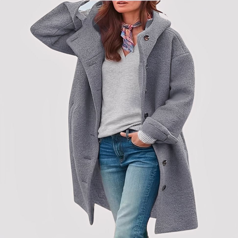 Bambi | Comfortable Mid-Length Coat for Everyday Wear