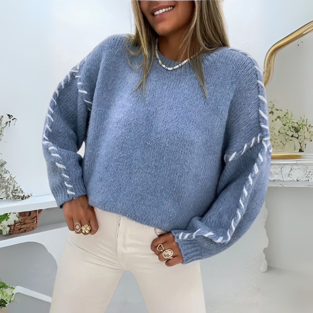 Felicity | Comfy Long Sleeve Round Neck Sweater