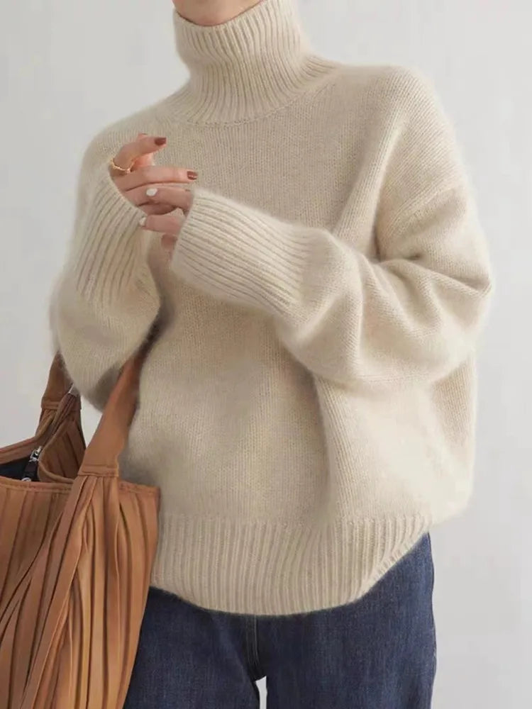 Annelise | High Neck Cashmere Jumper