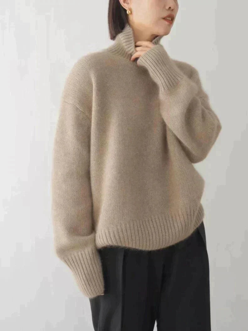 Annelise | High Neck Cashmere Jumper