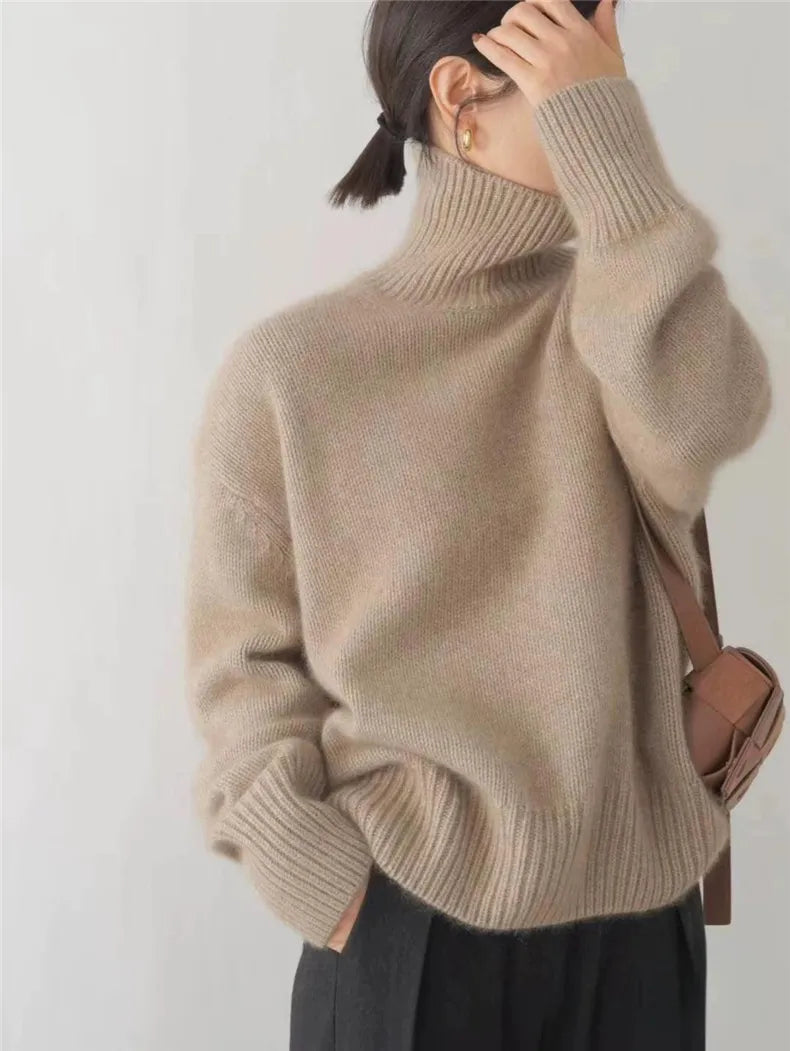Annelise | High Neck Cashmere Jumper