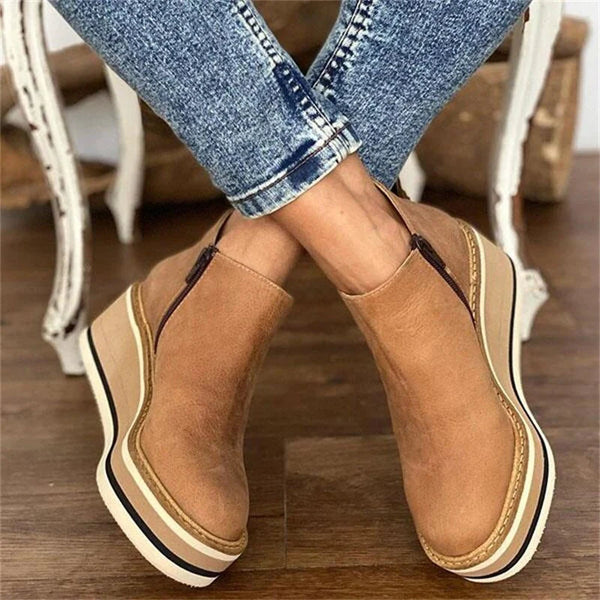 Xanthe | Trendy Women’s Wedges Ankle Boots