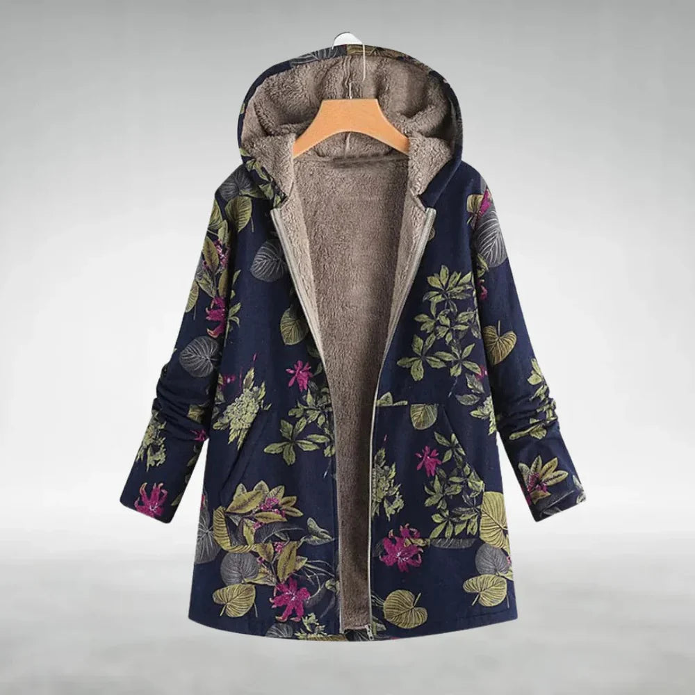 Sofia | Stylish Floral Fleece Jacket
