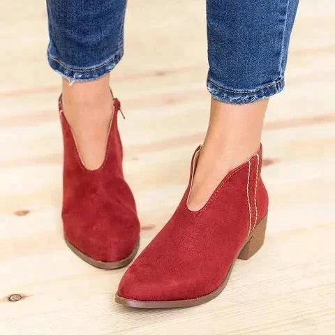 Quest | Stylish Zipper Casual Ankle Boots