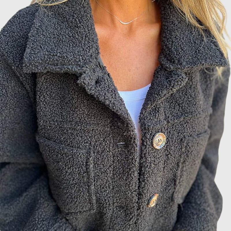Mila | Cozy Teddy Jacket