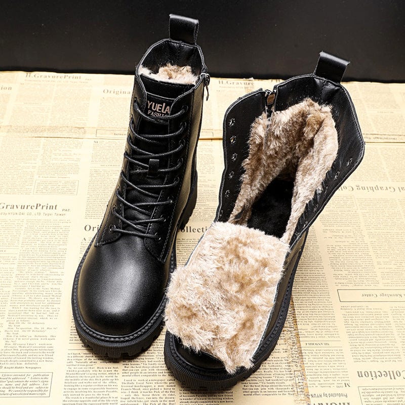 Kylie | Sleek Leather Boots for Winter