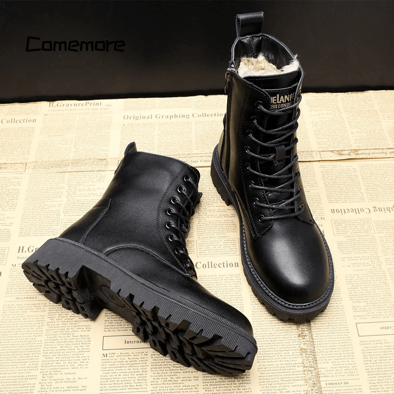 Kylie | Sleek Leather Boots for Winter